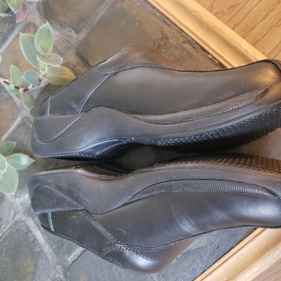 Dansko black leather comfort shoes sz 12 - Picture 3 of 8